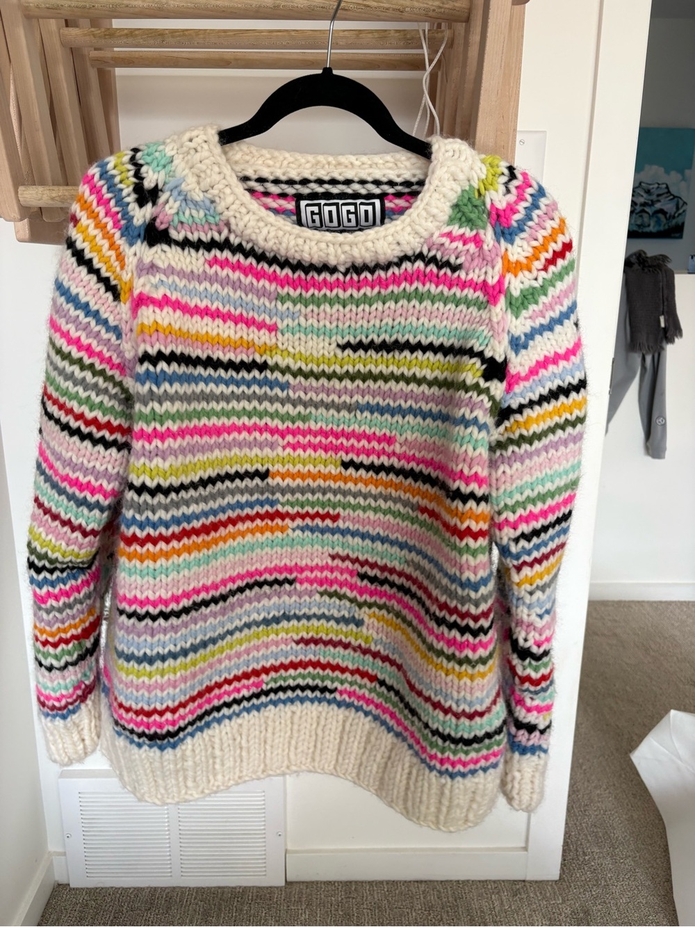 GOGO no waste slouchy pullover